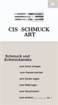 Mobile Screenshot of cis-schmuck-art.de